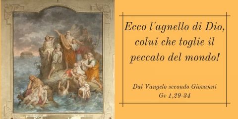 Ecco l'agnello di Dio, colui che toglie il peccato del mondo