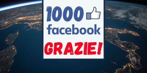Abbiamo raggiunto e superato i nostri primi 1000 Mi Piace della nostra pagina Facebook.