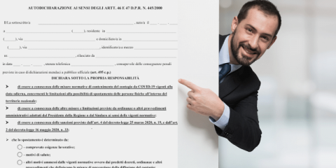 COVID19- il nuovo DCPM del 4 novembre, scarica l'autocertificazione editabile