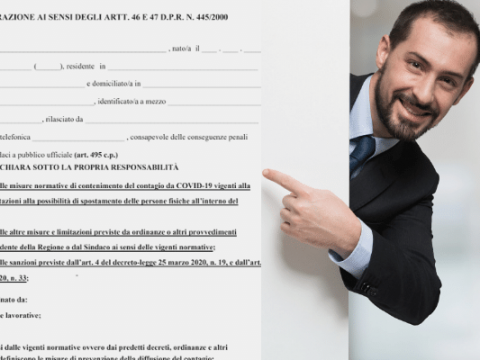 COVID19- il nuovo DCPM del 4 novembre, scarica l'autocertificazione editabile