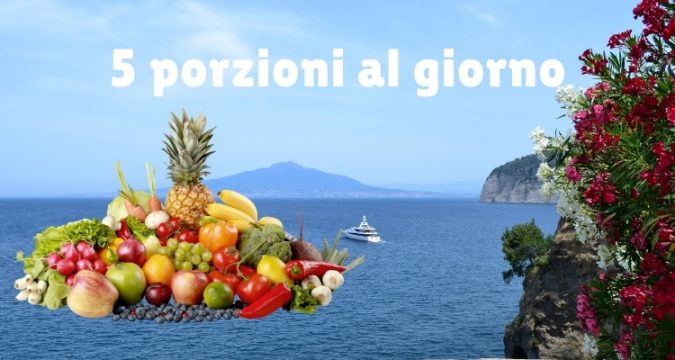 Frutta e verdura e la regola delle 5 porzioni al giorno