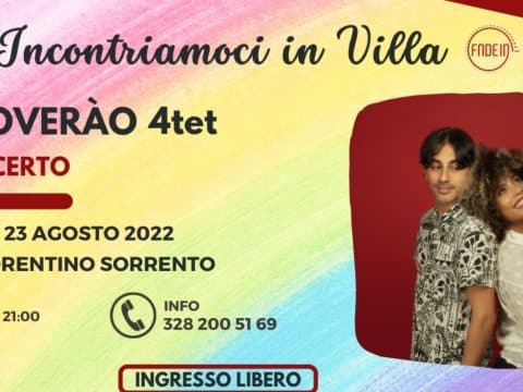 Comoverão 4tet – in concerto a Sorrento martedì 23 agosto