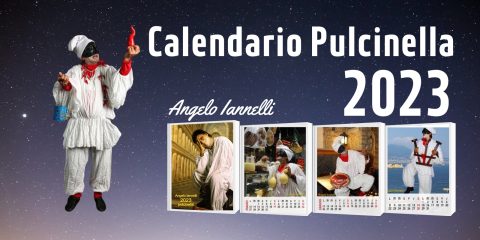 Calendario 2023 di Iannelli che omaggia Pulcinella e Napoli