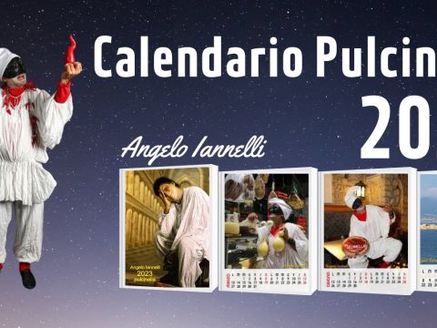 Calendario 2023 di Iannelli che omaggia Pulcinella e Napoli