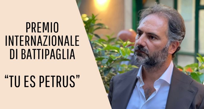 Premio internazionale di Battipaglia “Tu es Petrus”a Catello Maresca