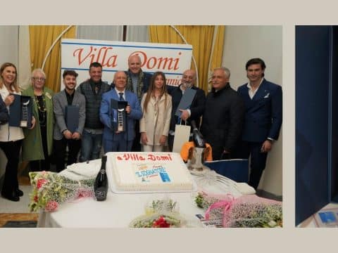 Premio il Sognatore, consegnato in una serata evento a Villa Domi