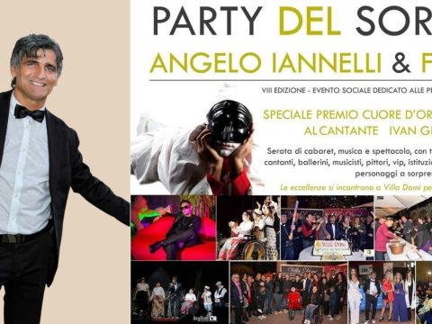 Via al Party del Sorriso a Villa Domi, il Cuore d'oro a Ivan Granatino