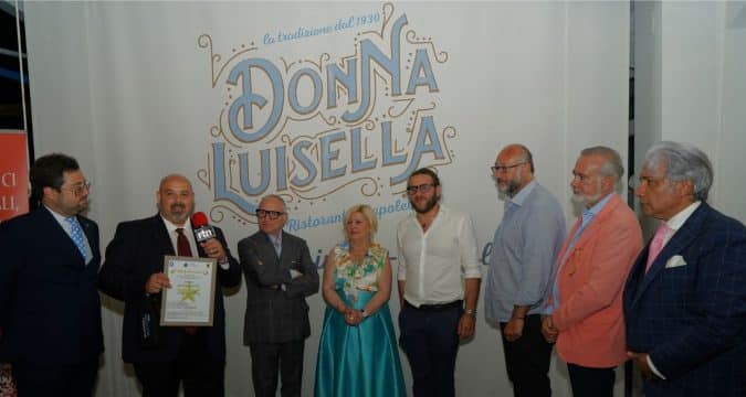 Un successo il Premio Gold Star da Donna Luisella a Napoli