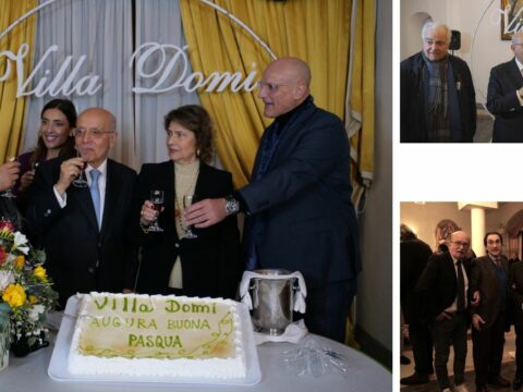 Il Professore Montemarano e la sua festa straordinaria per gli auguri di Pasqua a Villa Domi