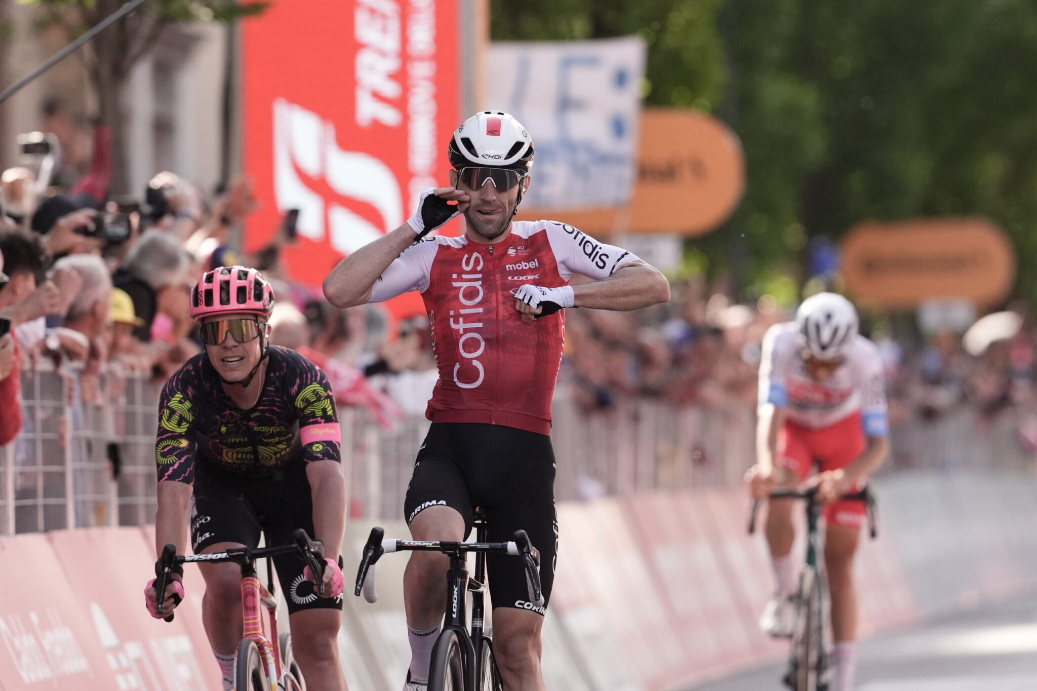 Benjamin Thomas (Cofidis) ha vinto la quinta tappa del Giro d'Italia 107
