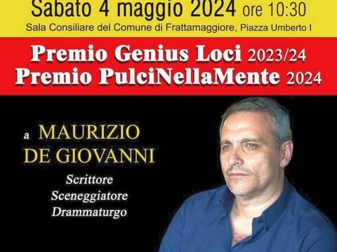 A Maurizio de Giovanni il Premio Genius Loci