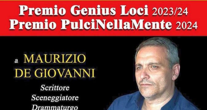 A Maurizio de Giovanni il Premio Genius Loci