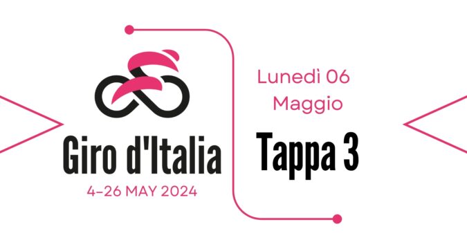 La tappa 3 del Giro d'Italia e la classifica attuale