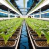Tecniche idroponiche in una fattoria urbana per coltivare senza pesticidi