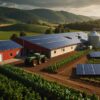 Filiera agroalimentare trasparente che mostra ogni fase dalla produzione alla distribuzione
