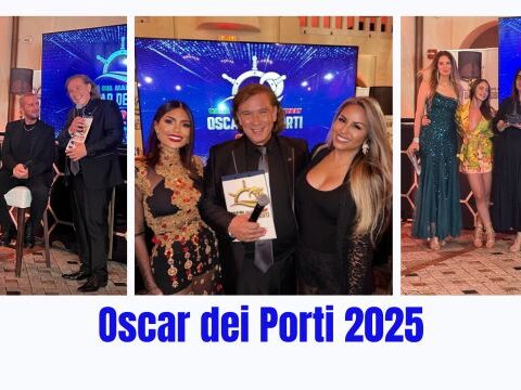 Oscar dei Porti 2025: premiati Raf e Matteo Salvini alla Villa Versace di Miami