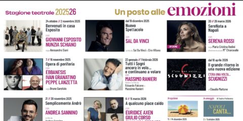Un cartellone ricco di musical, commedie e concerti: da Sal Da Vinci a Massimo Ranieri, Napoli torna protagonista sul palco del Teatro Augusteo