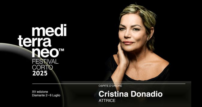 “Cristina Donadio al Mediterraneo Festival Corto 2025, ospite d’onore a Diamante”