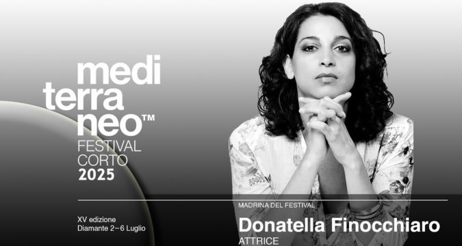 Donatella Finocchiaro sarà la Madrina del Mediterraneo Festival Corto 2025