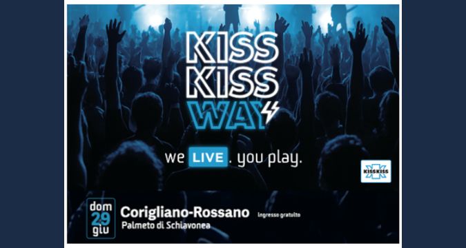 Concerto Kiss Kiss Way 2025 a Schiavonea Corigliano-Rossano con Noemi, Ermal Meta e Carl Brave