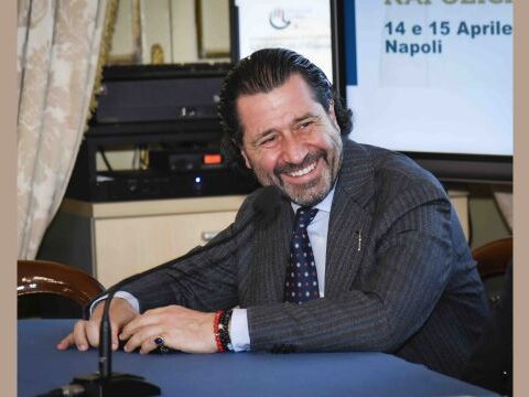 Artigiani de Le Mani di Napoli durante un evento internazionale dedicato alle Indicazioni Geografiche a Ginevra