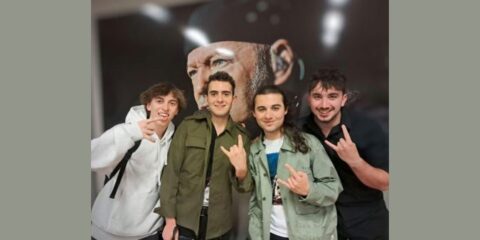 leomeconi live con la band LOAD - apertura concerto Vasco Rossi 2025 Bologna Stadio Dall’Ara