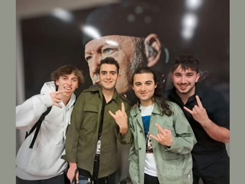 leomeconi live con la band LOAD - apertura concerto Vasco Rossi 2025 Bologna Stadio Dall’Ara
