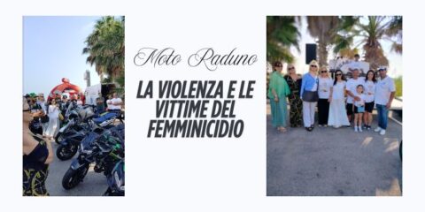Un moto raduno per la violenza e le vittime del femminicidio a Giugliano