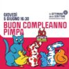 Bambini alla festa per i 50 anni della Pimpa a Torre Annunziata