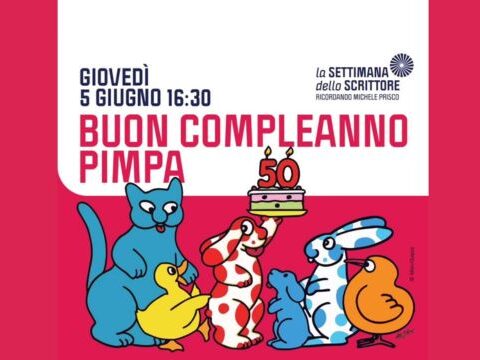 Bambini alla festa per i 50 anni della Pimpa a Torre Annunziata