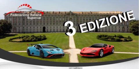 Ferrari e Lamborghini: raduno supercar a Caserta