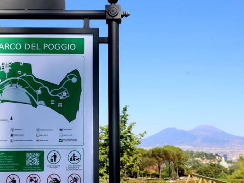 Spettatori al Parco del Poggio durante il Cinema al Poggio a Napoli