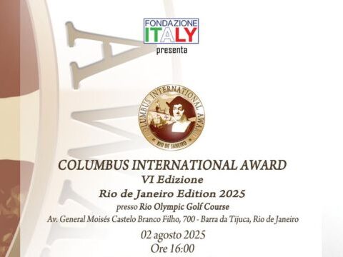 Cerimonia Columbus International Award 2025 presso Rio Olympic Golf Course, Rio de Janeiro