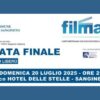 Locandina serata finale Filmare Festival 2025 con Chiara Francini, Nadia Rinaldi e Igor Righetti