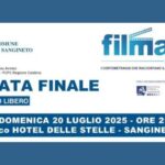 Locandina serata finale Filmare Festival 2025 con Chiara Francini, Nadia Rinaldi e Igor Righetti