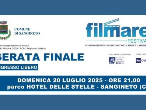 Locandina serata finale Filmare Festival 2025 con Chiara Francini, Nadia Rinaldi e Igor Righetti