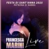 Francesca Marini in concerto live alla Festa di Sant’Anna 2025 a Napoli