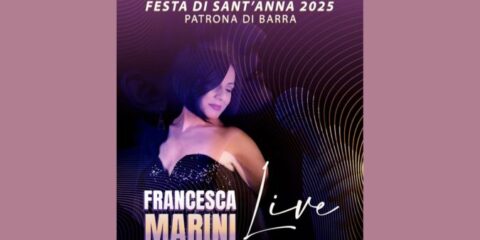Francesca Marini in concerto live alla Festa di Sant’Anna 2025 a Napoli