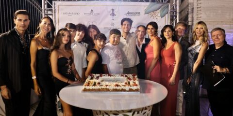 Sfilata di moda al Fashion Gold Party Summer Edition 2025 presso Villa Flavia a Trecase