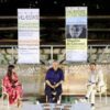 Maurizio de Giovanni durante l’evento al Santuario di Ercole Vincitore a Tivoli – luglio 2025