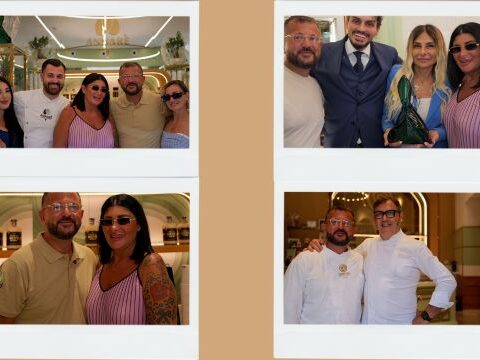 Inaugurazione della gelateria Annarè di Poppella nel Rione Sanità a Napoli