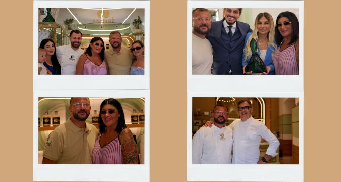 Inaugurazione della gelateria Annarè di Poppella nel Rione Sanità a Napoli