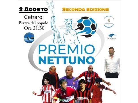Premio Nettuno 2024 a Cetraro con ospiti sportivi in Piazza del Popolo
