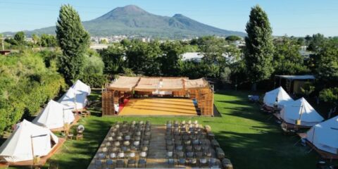 Evento Sharing Art 2025 a Pompei con danza, yoga e spettacoli