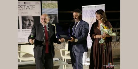 Umberto Galimberti durante la lectio magistralis sulla Bellezza a Tivoli