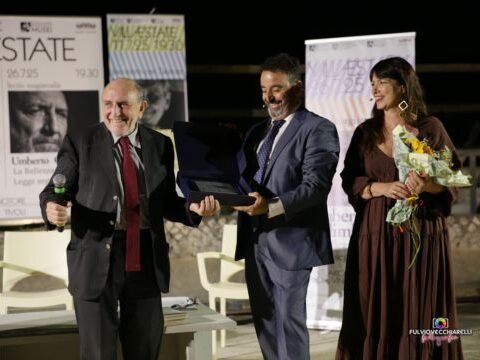 Umberto Galimberti durante la lectio magistralis sulla Bellezza a Tivoli