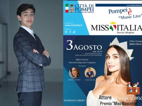 Luigi Zeno incorona la nuova Miss Mascotte: a Pompei si accende il futuro della bellezza.