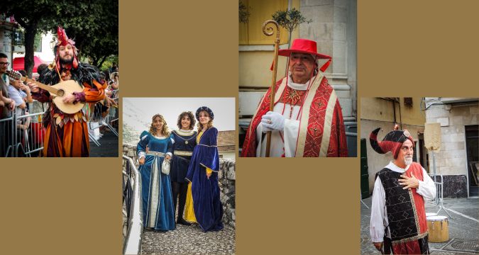 Corteo storico medievale di Alla Tavola della Principessa Costanza a Teggiano 2025