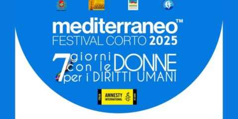 Locandina Mediterraneo Festival Corto 2025 a Diamante con omaggio ad Angela Maria Aieta