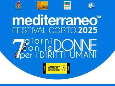 Locandina Mediterraneo Festival Corto 2025 a Diamante con omaggio ad Angela Maria Aieta